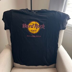 Hard Rock Cafe Philadelphia Black T-Shirt